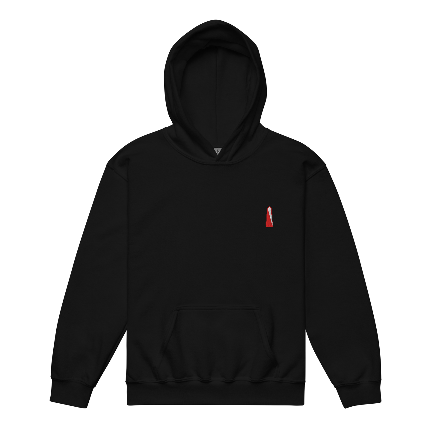 From030 - Kinderhoodie - WIT/zwart