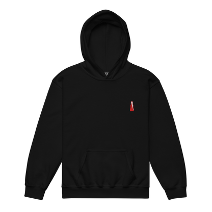 From030 - Kinderhoodie - WIT/zwart