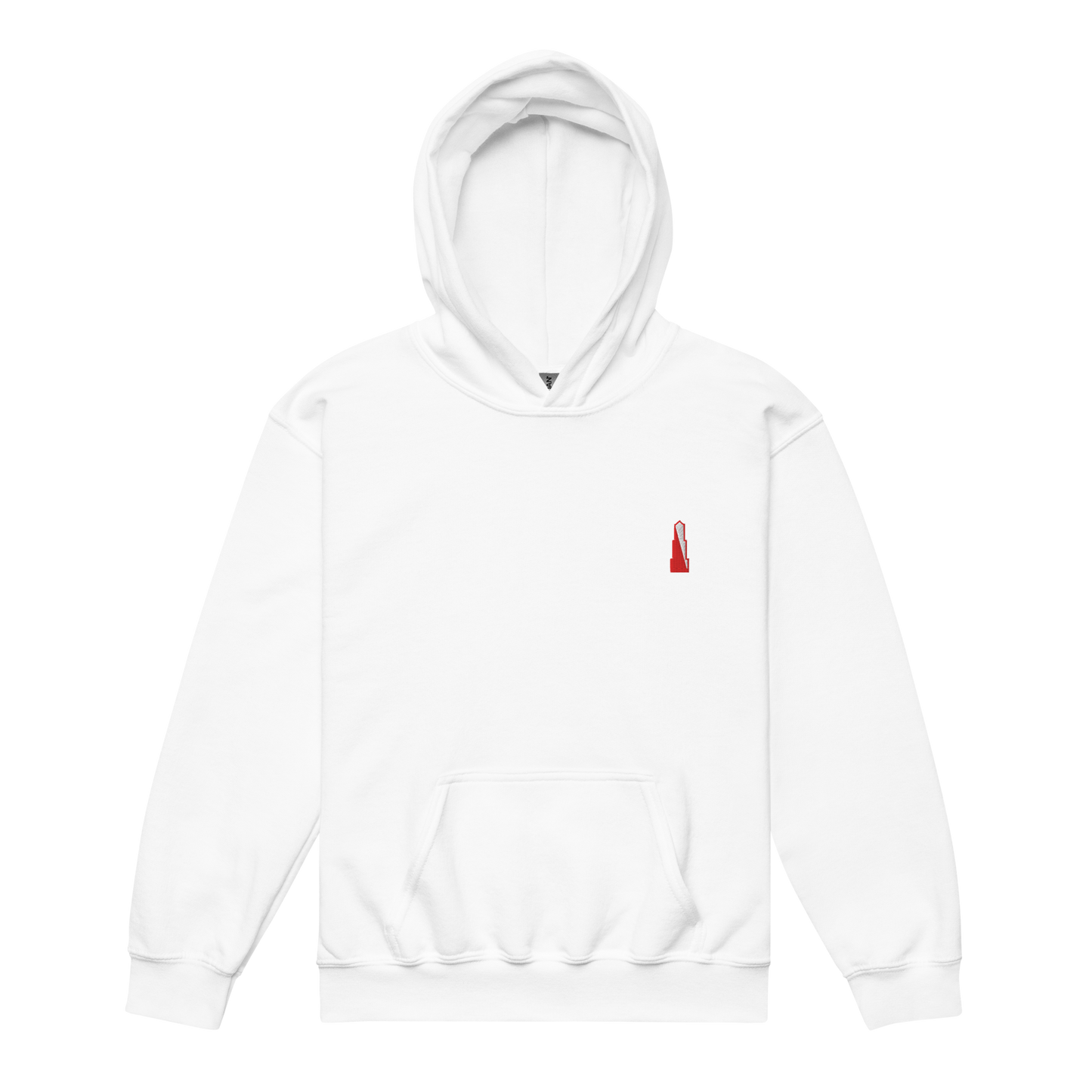From030 - Kinderhoodie - WIT/zwart