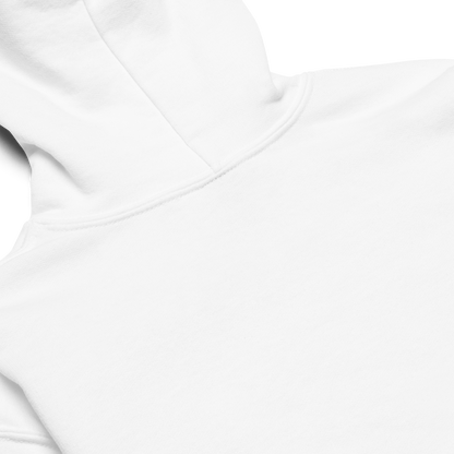 From030 - Kinderhoodie - WIT/zwart